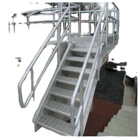 Factory Supply Hot Dipped Galvanized Steel Stair Iron Staircase